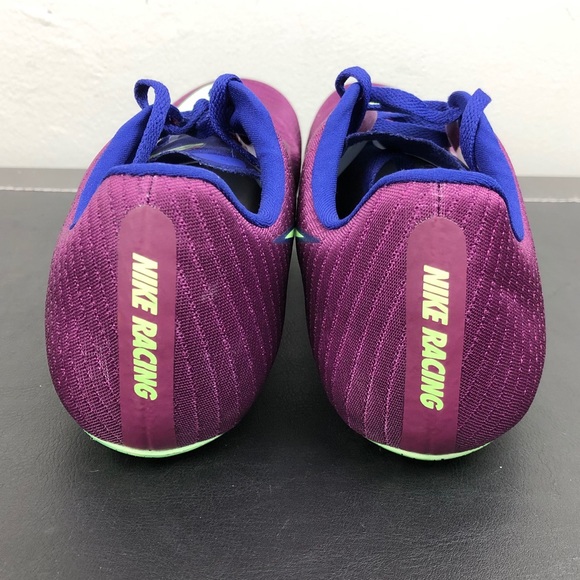 Nike Zoom Superfly Elite Track Spikes Purple Lime - Picture 5 of 8